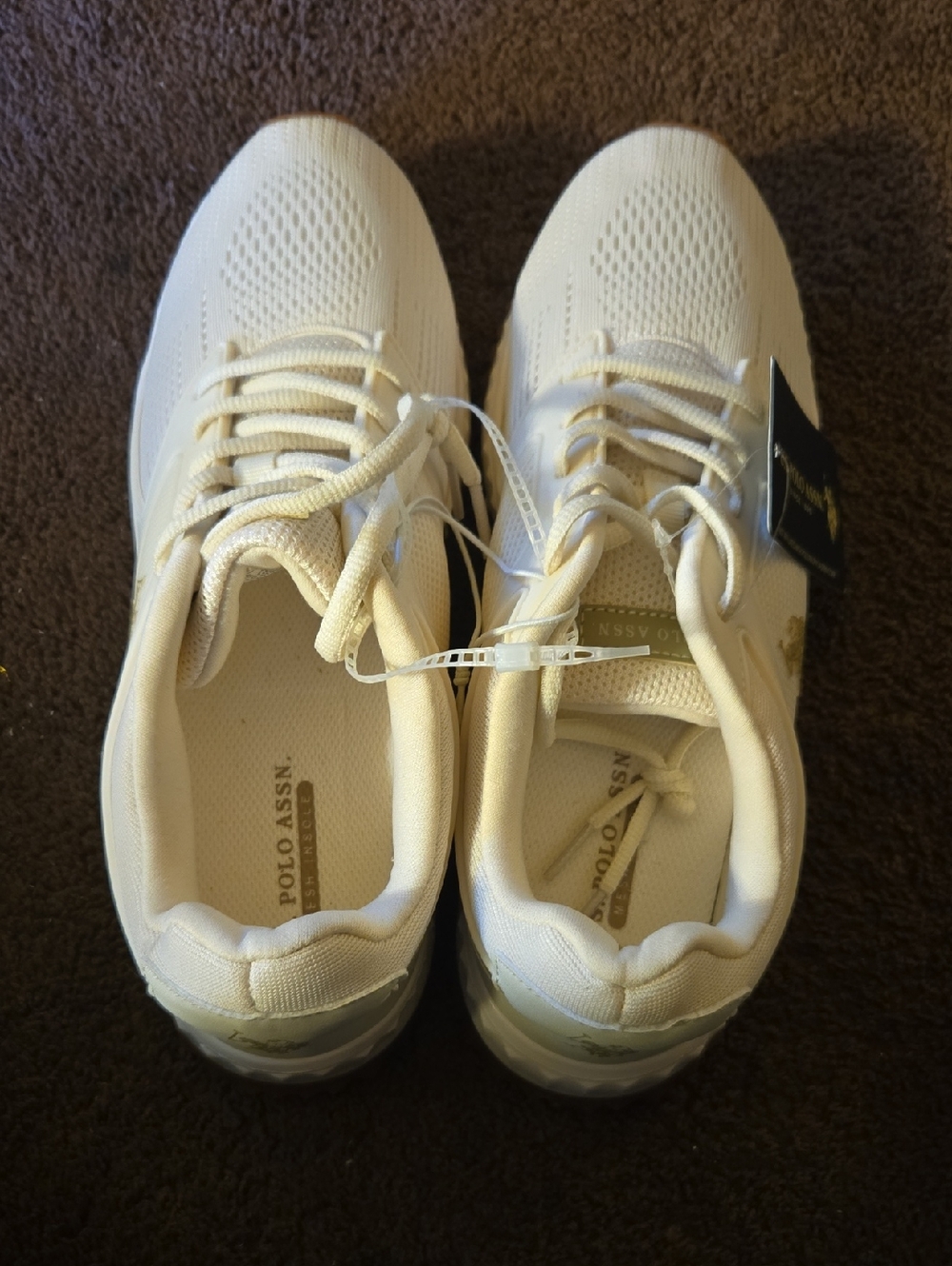 U.S. Polo Assn. Women's Off-White Athletic Sneakers